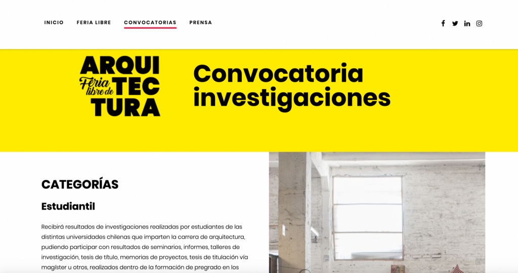 La estudiante de la Escuela de Arquitectura UCN: María Fernanda Rivas fue seleccionada en el concurso para la muestra de investigaciones de la XXI Bienal de Arquitectura de Chile